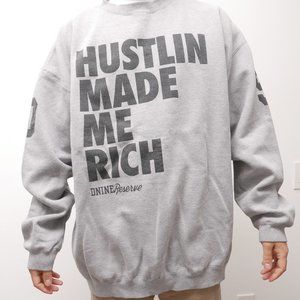 Dnine Reserve Graphic Snowboarding Skateboarding Crewneck Sweatshirt - Size 2XL